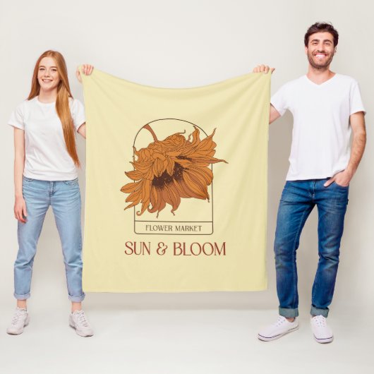 Sun & Bloom Fleecedecke (Beispiel)
