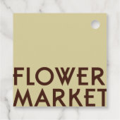 Sun & Bloom Geschenkanhänger (Rückseite)