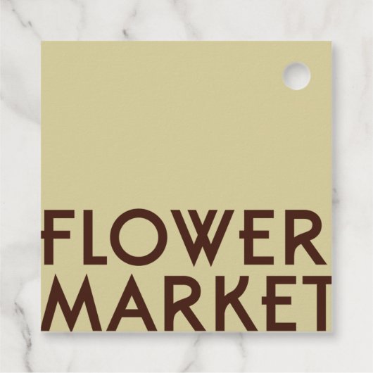 Sun & Bloom Geschenkanhänger (Rückseite)