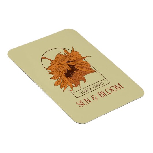 Sun & Bloom Magnet (Rechte Seite)