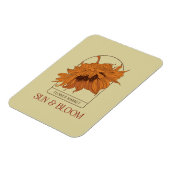 Sun & Bloom Magnet (Linke Seite)