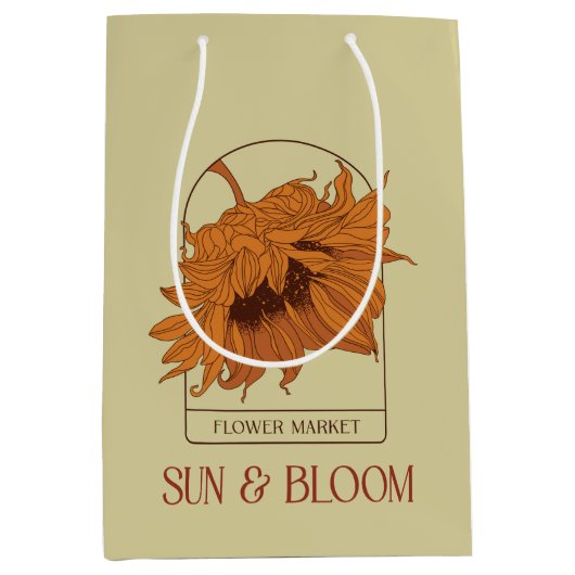 Sun & Bloom Mittlere Geschenktüte (Vorderseite)