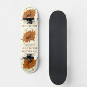 Sun & Bloom Skateboard (Vorderseite)