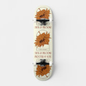 Sun & Bloom Skateboard (Vorderseite)