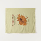 Sun & Bloom Wandteppich (Vorderseite (Horizontal))