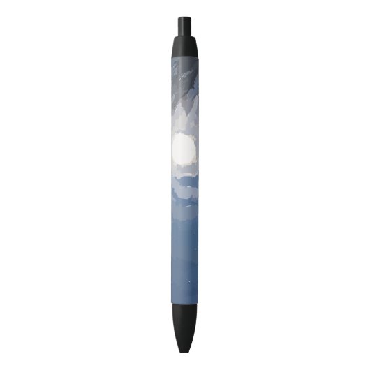 Sun Blue Sky Tree Pen Kugelschreiber (Vorderseite Vertikal)