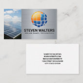 Sun Blueprints | Solar Panel | Energy Tech Visitenkarte (Vorne/Hinten)