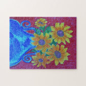 Sun-Blume, Fokus, Puzzlespiel Puzzle (Horizontal)