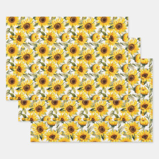 Sun-Blume Geschenkpapier Set