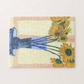 Sun-Blume in Blue Vase, Puzzle (Horizontal)