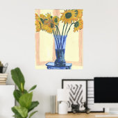 Sun-Blume Poster (Heimbüro)