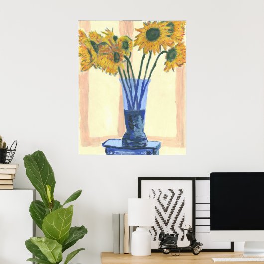 Sun-Blume Poster (Heimbüro)