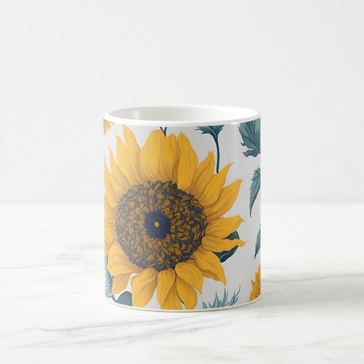 Sun-Blume - Sommer-Tasse Kaffeetasse (Mittel)