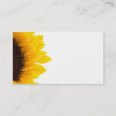 Sun-Blume Visitenkarte (Rückseite)