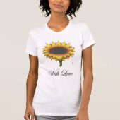 Sun-Blumen-(mit Liebe) T - Shirt (Vorderseite)