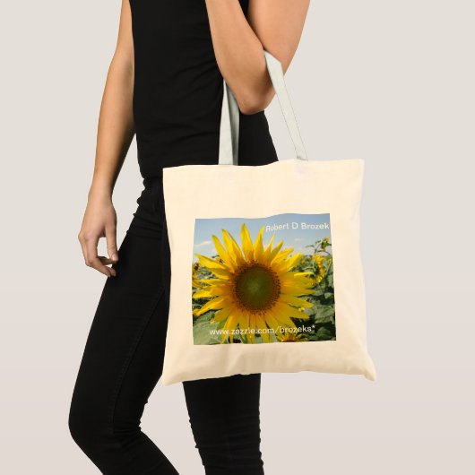 Sun-Blumen-Tasche Tragetasche (Vorderseite (Produkt))