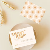 Sun Boho Diaper Raffle Ticket Baby Dusche Begleitkarte