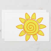 Sun Briefpapier (Vorne/Hinten)