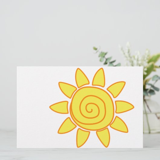 Sun Briefpapier (Stehend Vorderseite)