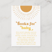 Sun-Bücher für Babybettkarte | Sun Books Card Begleitkarte (Vorderseite)