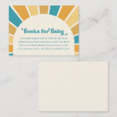 Sun-Bücher für Babykarten | Kinderbücher Begleitkarte (Vorne/Hinten)