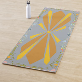 Sun Burst + Patina Florals Yogamatte