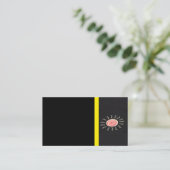Sun Business Card Visitenkarte (Stehend Vorderseite)