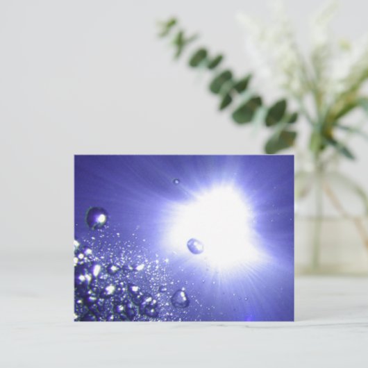 Sun Bust Postkarte (Stehend Vorderseite)