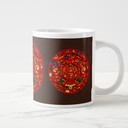Sun Calendar Jumbo Tea oder Coffee Tasse im Maya-S (Rechts)