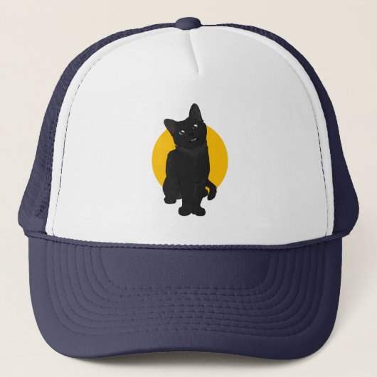 Sun cat T - Shirt Truckerkappe (Vorderseite)
