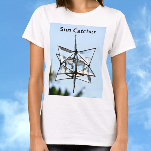Sun Catcher Sky Blue Modern Geometric Chic T-Shirt