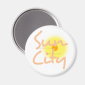 Sun City 2 Magnet (Vorderseite/Rückseite)