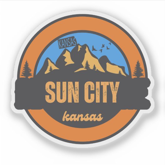 Sun City, Kansas Aufkleber (Vorderseite)