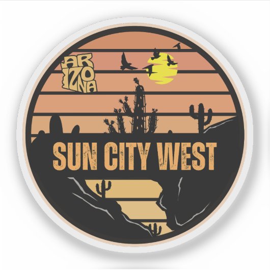 Sun City West, Arizona Aufkleber (Vorderseite)