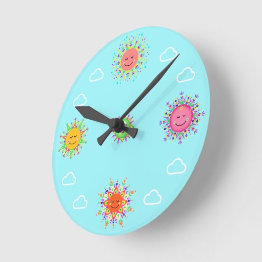 Sun Clock A Runde Wanduhr (Winkel)