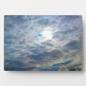 Sun Clouds Foto Plaque Fotoplatte (Vorderseite)