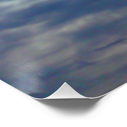 Sun Clouds Perfect Poster (Ecke)