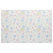 Sun Clouds Star Raindrops Stoff (Fat Quarter (45,7 x 55,9 cm))