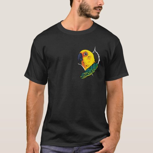 Sun Conure Eigentümer Geschenk - Ich Liebe mein Ni T-Shirt (Vorderseite)