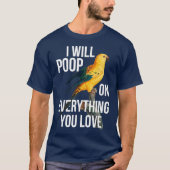 Sun Conure Exotic Bird Eigentümer Funny Parrot Pub T-Shirt (Vorderseite)