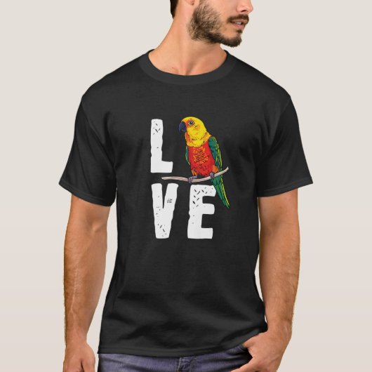 Sun Conure gibt Geschenke für Papageienliebhaber - T-Shirt (Vorderseite)