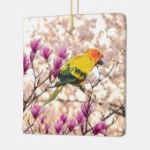 Sun Conure Keramikornament (Links)