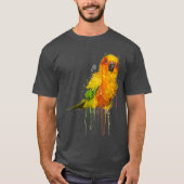 Sun Conure Niedlich Conure Parrot T-Shirt (Vorderseite)