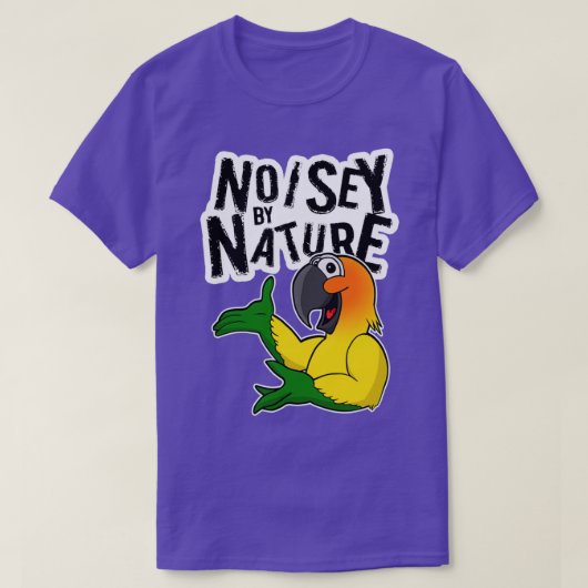 Sun Conure Noisey von der Natur T-Shirt (Design vorne)