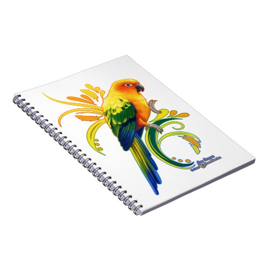 Sun Conure Notizblock (Rechte Seite)