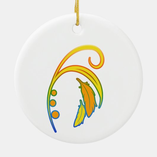 Sun Conure Ornament (Hinten)