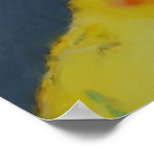 Sun Conure Parrot Pair Bird Art Poster (Ecke)