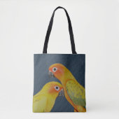 Sun Conure Parrot Pair Tasche (Vorderseite)