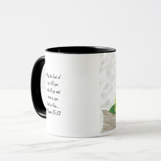 Sun Conure Ringer-Tasse Tasse (Vorderseite Links)