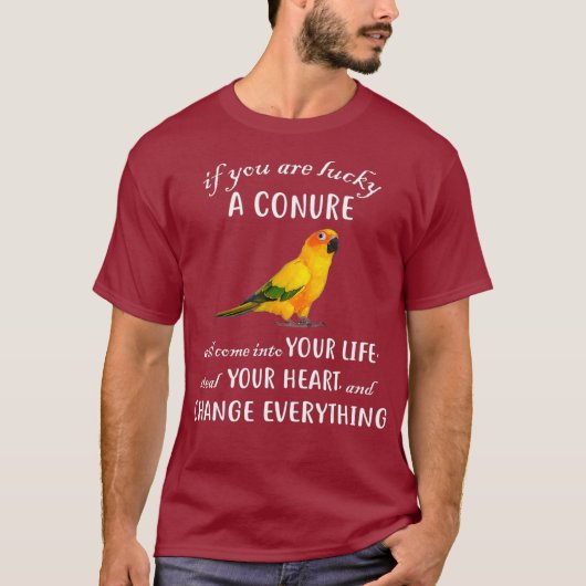 Sun Conure Shirt Conure Parrot Bird Change (Vorderseite)